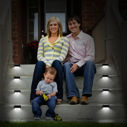 SunStep 4-Pack Solar Powered LED Step Lights