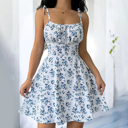Womens Floral Mini Dress