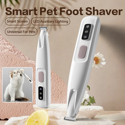 Rechargeable Pet Paw Trimmer – Quiet Waterproof Grooming Clipper