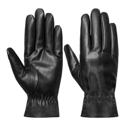 FrostGuard Leather Gloves – Unisex Winter Warm Windproof Outdoor Gloves