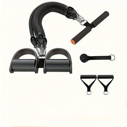 Adjustable Resistance Band Set – High-Tension Fitness Bands with Foot Pedals & Handles