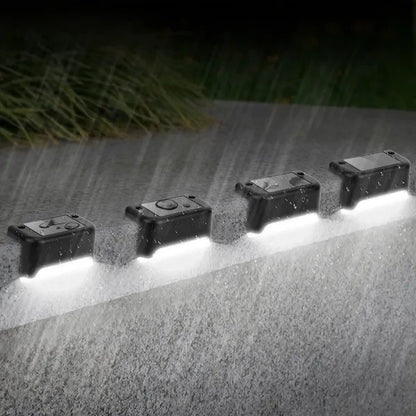SunStep 4-Pack Solar Powered LED Step Lights