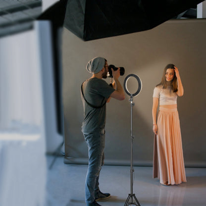 GlowPro 10" Dimmable LED Selfie Ring Light with Tripod & Phone Holder