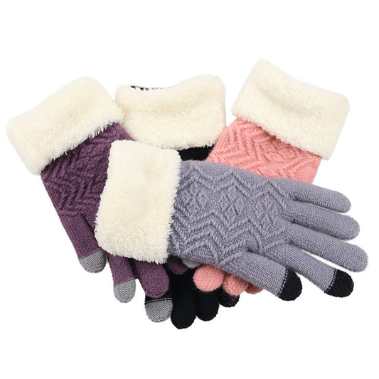 CozyKnit Winter Gloves – Warm Soft Knitted Gloves for Cold Weather