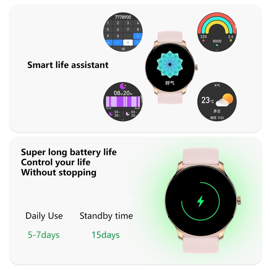 SlimEdge AMOLED Smartwatch – Ultra-Thin Fitness & Lifestyle Tracker