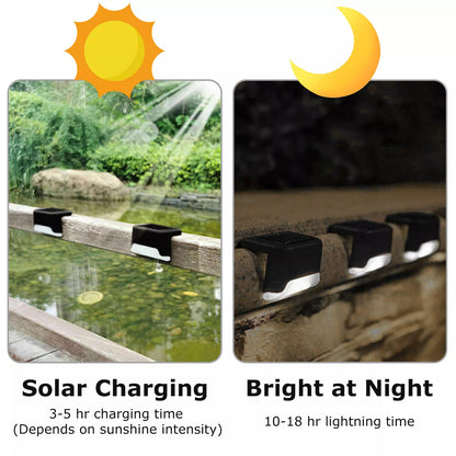 SunStep 4-Pack Solar LED Deck & Stair Lights