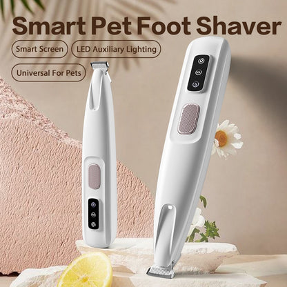 Rechargeable Pet Paw Trimmer – Quiet Waterproof Grooming Clipper