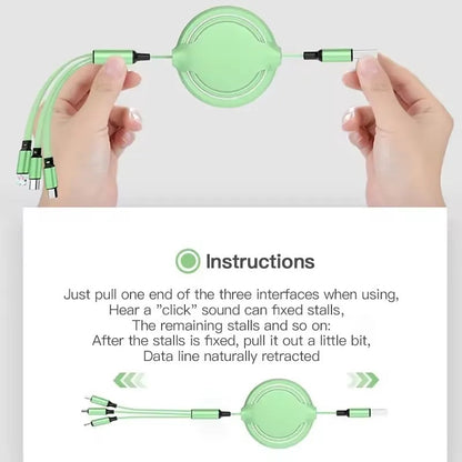 TriLink 3-in-1 Multi-Device Fast Charging Data Cable