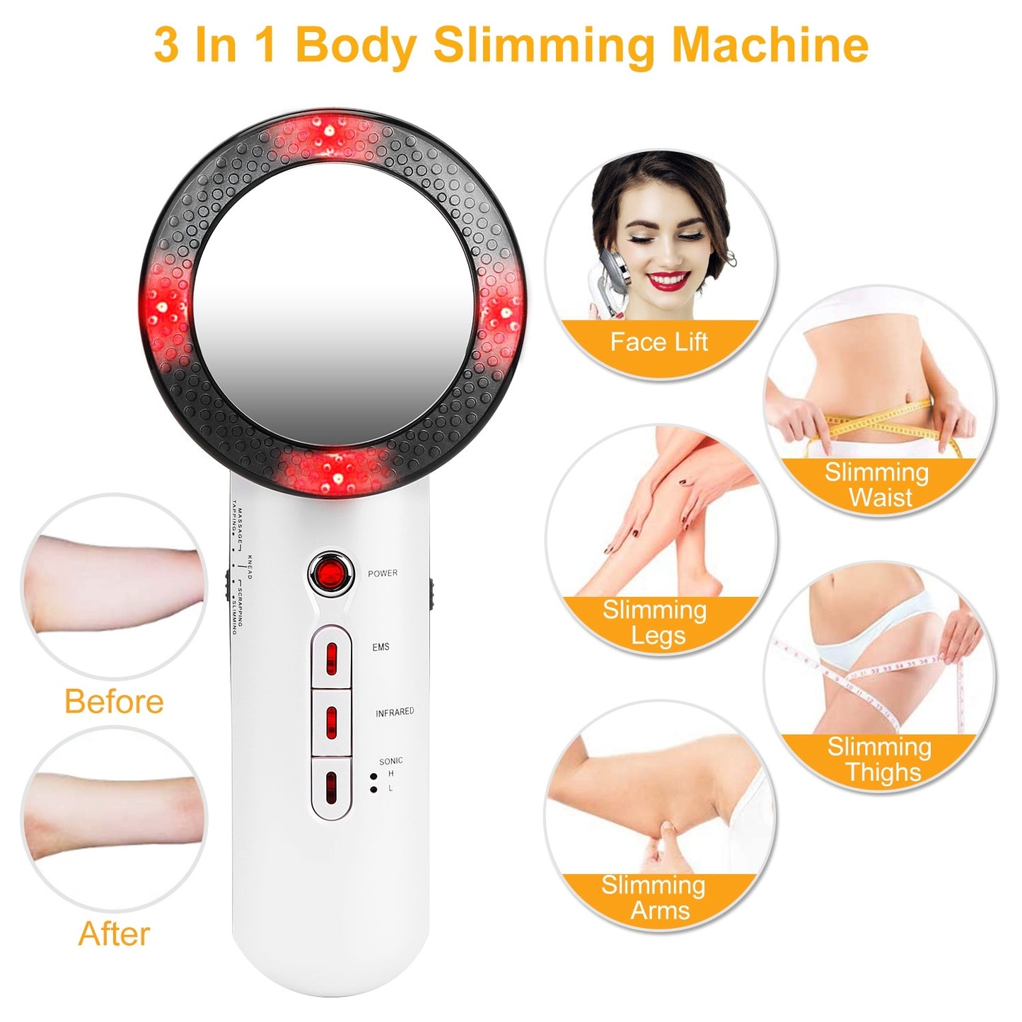 UltraSculpt 3-in-1 Ultrasonic EMS Body Shaping Massager