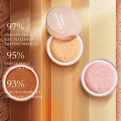 PHOFAY Soft-Touch Setting Powder – Shine Control & Smooth Finish