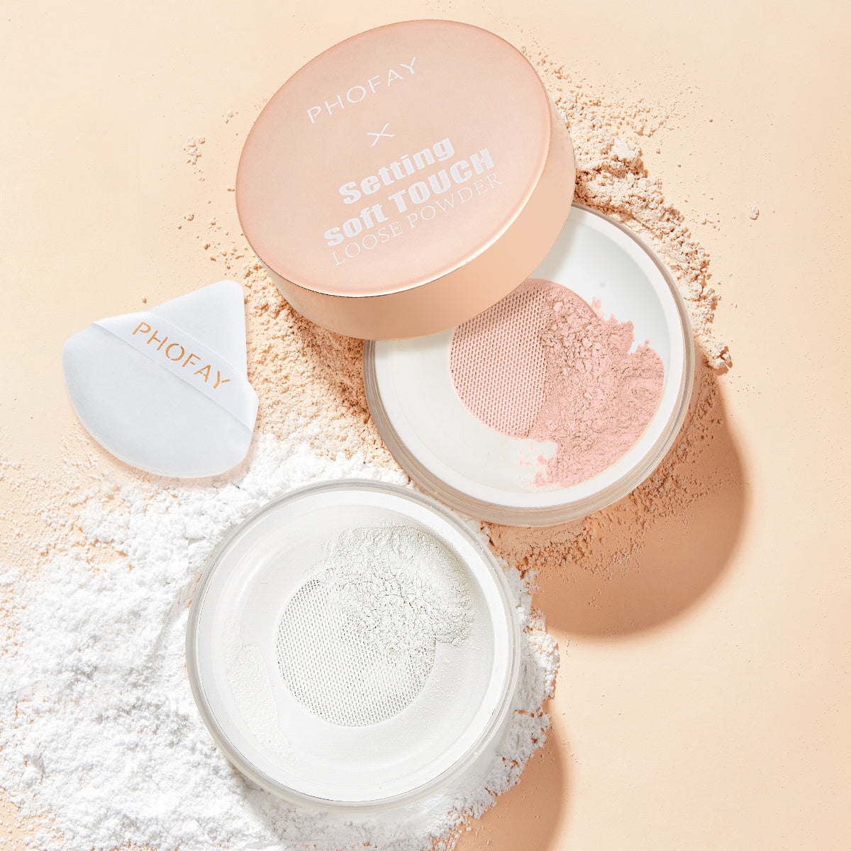 PHOFAY Soft-Touch Setting Powder – Shine Control & Smooth Finish
