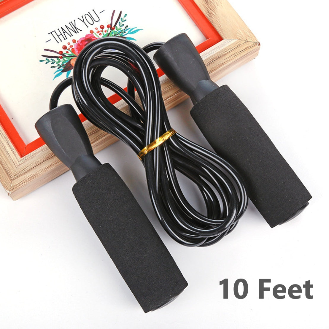 Adjustable Speed Skipping Rope – Tangle-Free Bearing Jump Rope for Fitness & Boxing Training