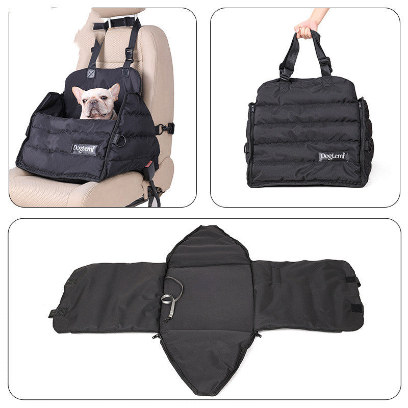 Travel Paws Multi-Functional Car Seat Bag – Anti-Splash Front & Rear Pet Travel Pad