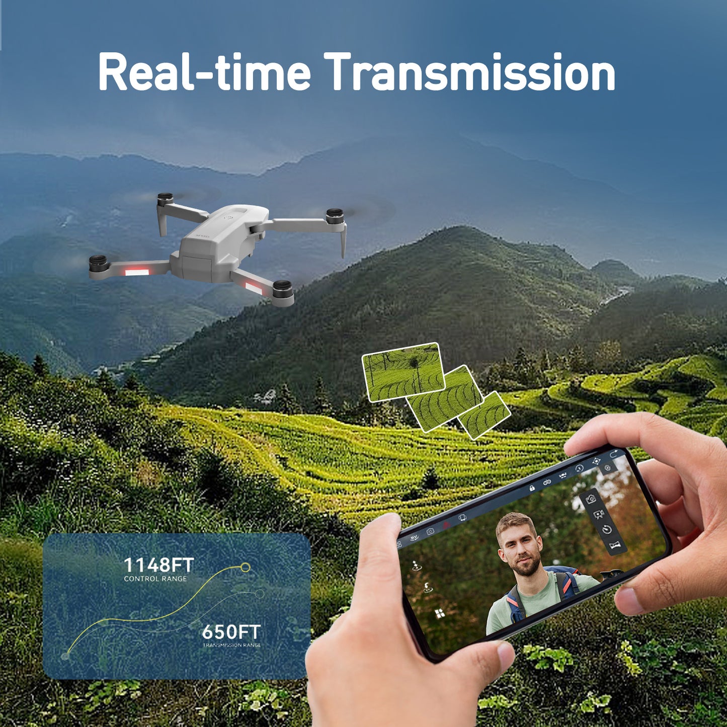 4DRC F8 GPS 5G WiFi Drone with 4K Dual Camera & HD LCD Screen