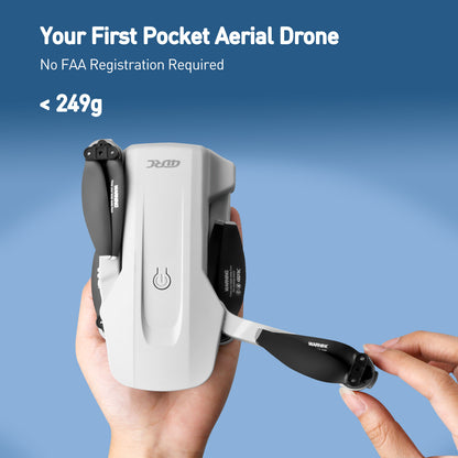 4DRC F8 GPS 5G WiFi Drone with 4K Dual Camera & HD LCD Screen