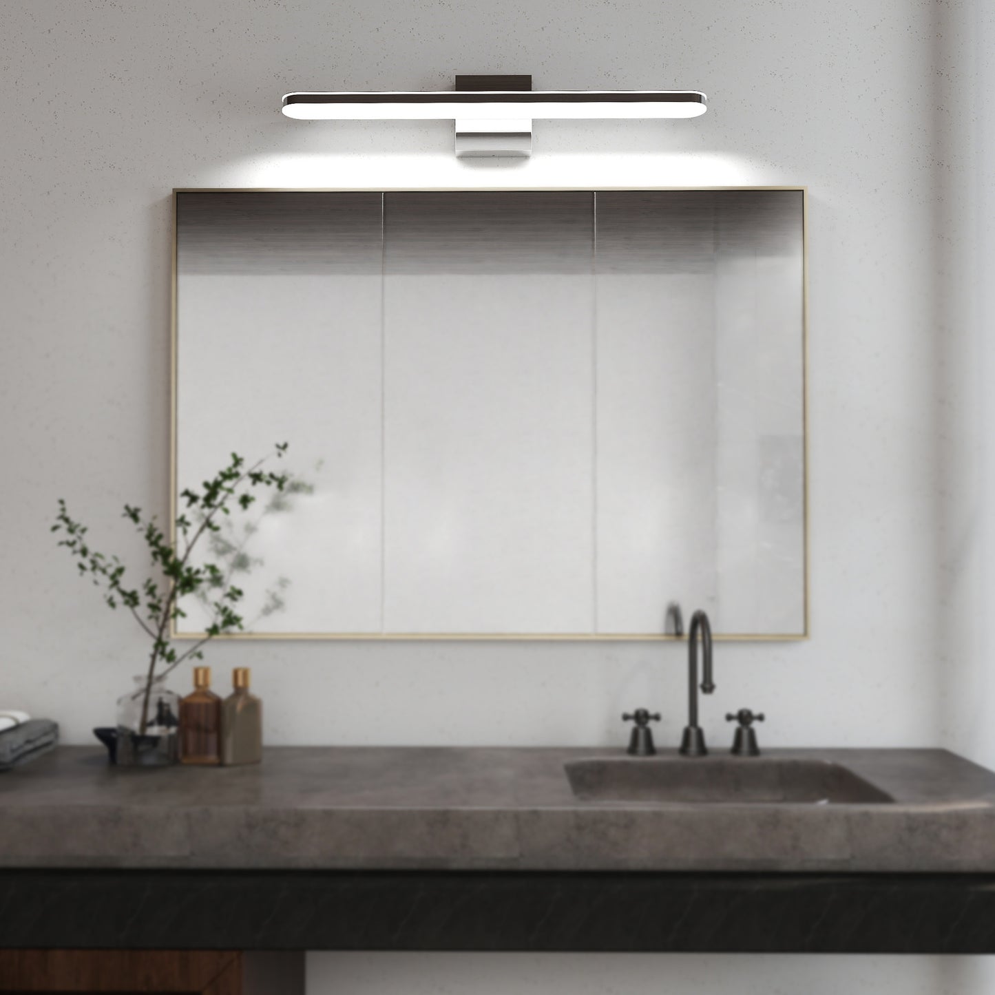 LumiBar 24" Dimmable LED Chrome Vanity Light