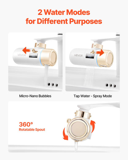 Skincare Sink Water Filter – White Gold Purifier