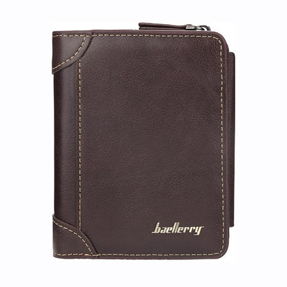 Men’s Classic Brown & Khaki Leather Wallet