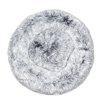 Plush Warm Dog Bed In Winter