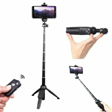 SnapPro 40" Bluetooth Selfie Stick Tripod with Remote Control