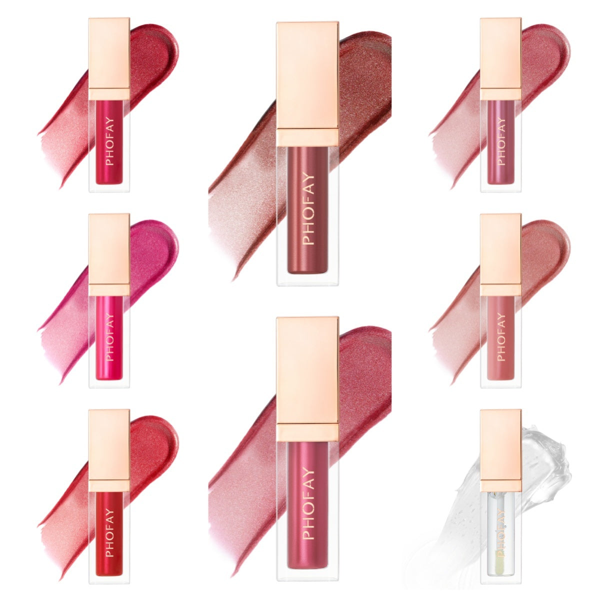 PHOFAY Ultra-Glossy Lip Shine – High-Radiance Hydrating Lip Gloss