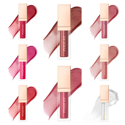 PHOFAY Ultra-Glossy Lip Shine – High-Radiance Hydrating Lip Gloss