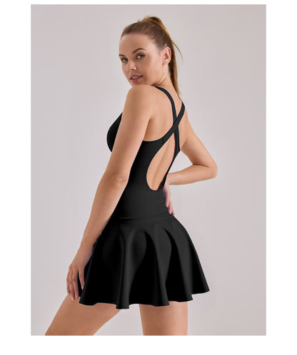 New Summer Nude Anti-walking Sports Dresses
