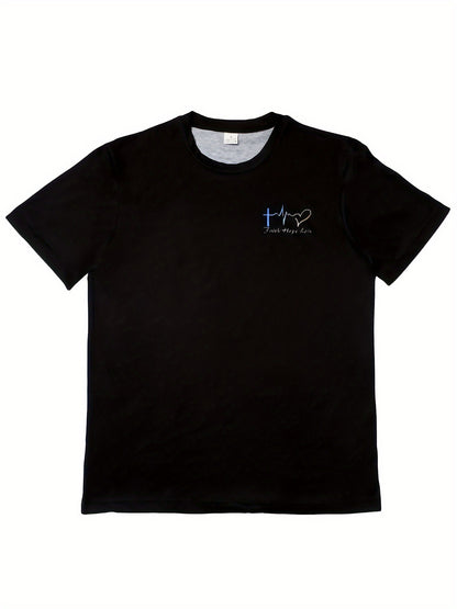 FaithVibe Way Maker 3D Digital Men’s Retro Summer T-Shirt