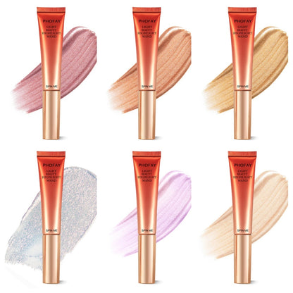 PHOFAY Glow Highlighter Wand – Easy Blend Liquid Radiance