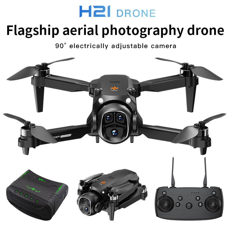 AeroGlide H21 Drone with Optical Flow and Constant Height Hover