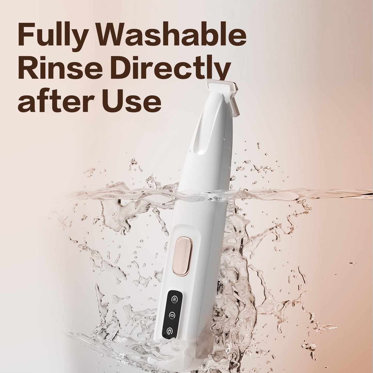 . Rechargeable Silent Pet Claw Trimmer – Waterproof Grooming Tool