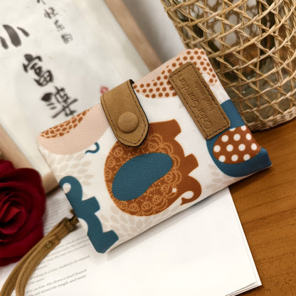 FlexFold Multifunctional Trifold Printed Wallet