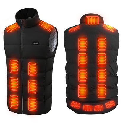 HeatCore 23-Zone Heated Vest – USB Powered 3-Level Warmth for Men & Women