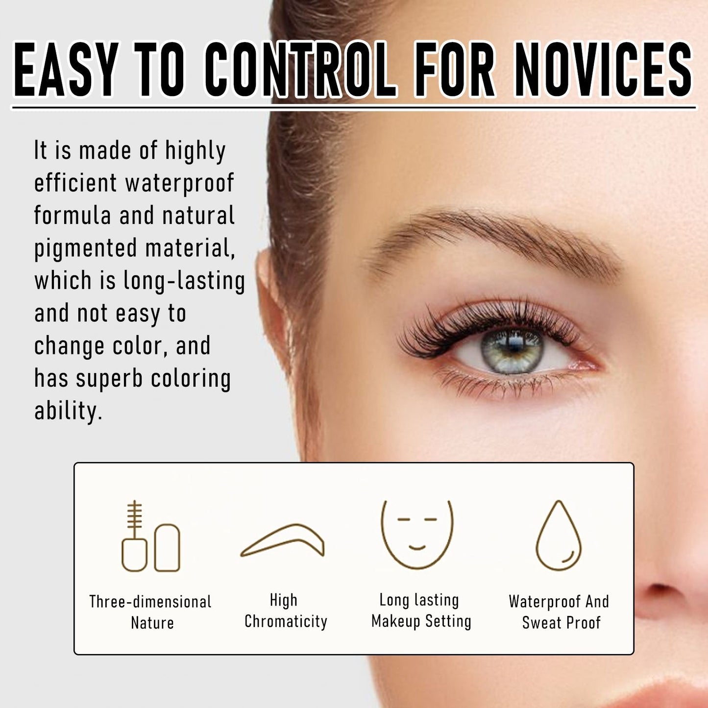 EELHOE Long-Wear Peel-Off Brow Tint Gel – Waterproof & Smudge-Proof