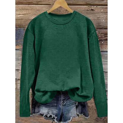 Essential Fall 5-Pack Tees – Women’s Long-Sleeve Crew Neck Basic Tops Set (2025 Collection)