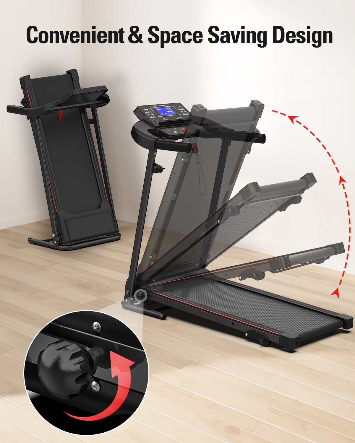 Fold Walk Foldable Treadmill – Compact Walking Machine