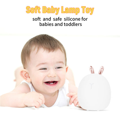 LumiBunny Adjustable Silicone Baby Night Light