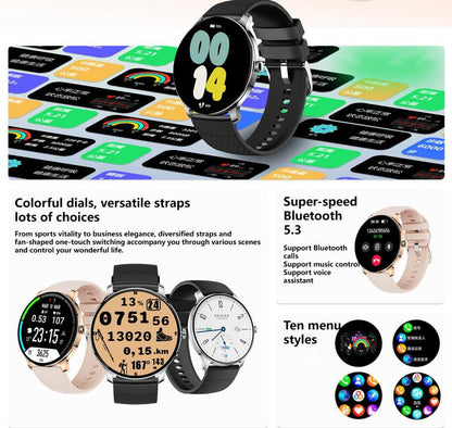 SlimEdge AMOLED Smartwatch – Ultra-Thin Fitness & Lifestyle Tracker