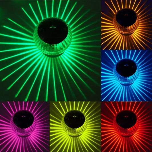 AquaGlow 7-Color Solar LED Floating Pool Lights