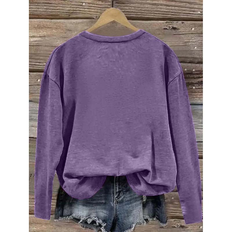 Essential Fall 5-Pack Tees – Women’s Long-Sleeve Crew Neck Basic Tops Set (2025 Collection)